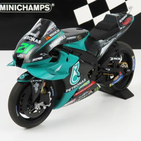 MINICHAMPS 1/12 YAMAHA | YZR-M1 TEAM PETRONAS YAMAHA SRT N 21 MOTOGP SEASON 2021 FRANCO MORBIDELLI | BLACK GREEN