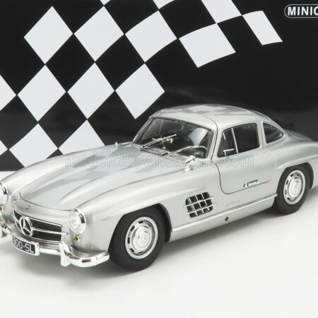 MINICHAMPS 1/18 MERCEDES BENZ | 300SL COUPE GULLWING (W198) 1955 | SILVER