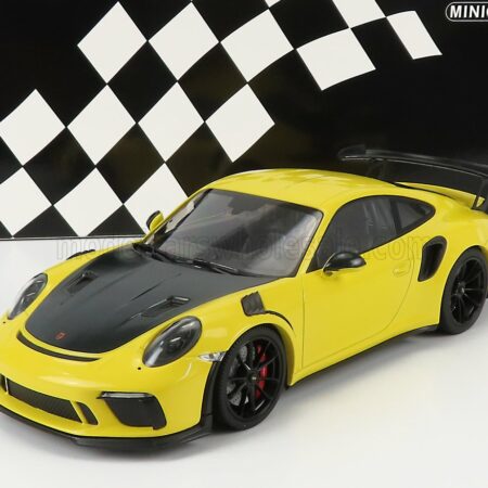 MINICHAMPS 1/18 PORSCHE | PORSCHE 911 991-2 GT3 RS COUPE 2019 - BLACK WHEELS | YELLOW