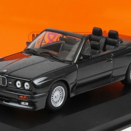 MINICHAMPS 1/43 BMW | 3-SERIES M3 CABRIOLET (E30) 1988 | BLACK MET