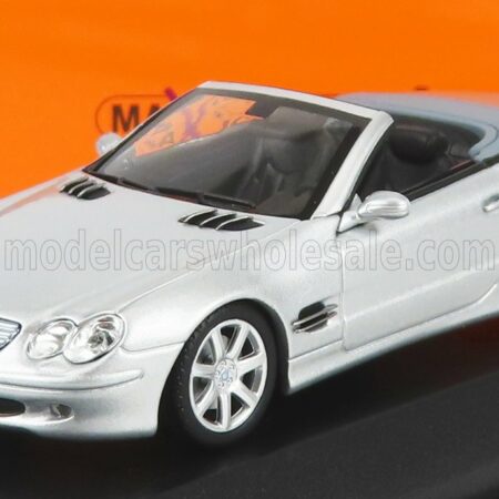 MINICHAMPS 1/43 MERCEDES BENZ | SL-CLASS (R230) 2001 | SILVER