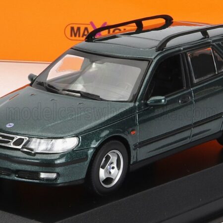 MINICHAMPS 1/43 SAAB | 9-5 BREAK SW STATION WAGON 1999 | DARK GREEN MET