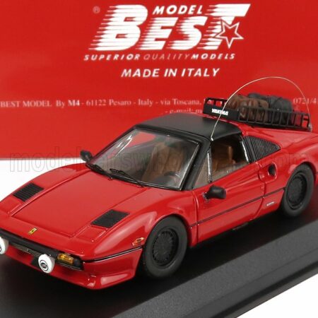 BEST-MODEL 1/43 FERRARI | 308 GTSi USA 1982 RALLY MISSION - ARTIC CIRCLE - CIRCOLO POLARE ARTICO - 2021 | RED