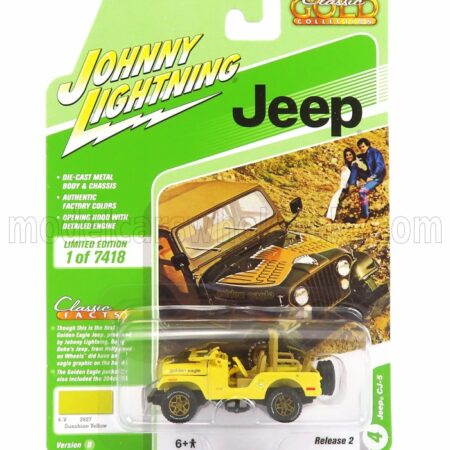 JOHNNY LIGHTNING 1/64 JEEP | CJ-5 1963 | YELLOW