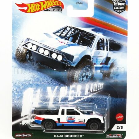 MATTEL HOT WHEELS 1/64 BAJA | BOUNCHER PICK-UP 2010 | WHITE