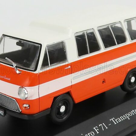 EDICOLA 1/43 IME | RASTROJERO F71 SCUOLABUS TRANSPORTE ESCOLAR 1974 | WHITE ORANGE