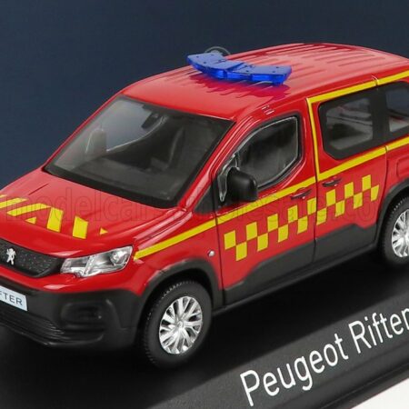 NOREV 1/43 PEUGEOT | RIFTERSAPEURS POMPIERS 2019 | RED YELLOW