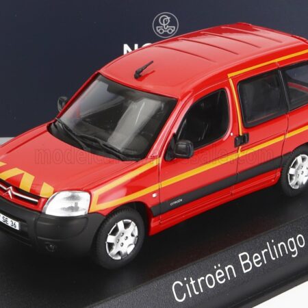 NOREV 1/43 CITROEN | BERLINGO SAPEURS POMPIERS 2004 | RED YELLOW