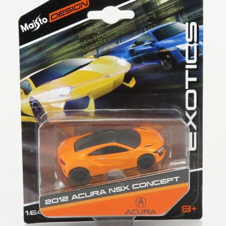 MAISTO 1/64 ACURA | NSX CONCEPT 2012 | ORANGE MET