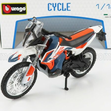 BURAGO 1/18 KTM | 790 ADVENTURE R RALLY 2019 | ORANGE WHITE