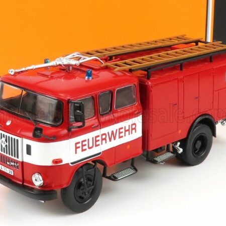 IXO-MODELS 1/43 IFA | W50 TANKER TRUCK FEUERWEHR 1965 | RED WHITE