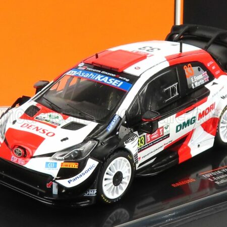 IXO-MODELS 1/43 TOYOTA | YARIS WRC N 33 RALLY YPRES 2021 E.EVANS - S.MARTIN | WHITE RED BLACK