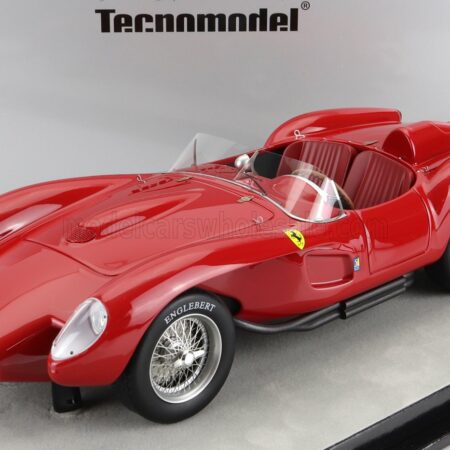 TECNOMODEL 1/18 FERRARI | 250TR 3.1L V12 TESTAROSSA PONTOON FENDER SPIDER PRESS VERSION 1957 | RED