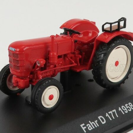 EDICOLA 1/43 FAHR | D177 TRACTOR 1958 - CON VETRINA - WITH SHOWCASE | ORANGE