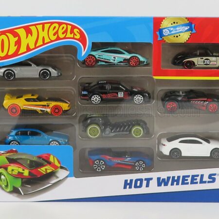 MATTEL HOT WHEELS 1/64 FORD ENGLAND | SET ASSORTMENT 10 PIECES RACE CAR | VARIOUS