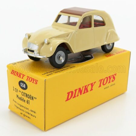 EDICOLA 1/43 CITROEN | 2CV 1965 | CREAM BROWN