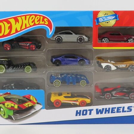 MATTEL HOT WHEELS 1/64 CHEVROLET | SET ASSORTMENT 10 PIECES RACE CAR | VARIOUS