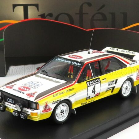 TROFEU 1:43 - AUDI - QUATTRO TEAM HB AUDI N 4 RALLY NEW ZEALAND 1984 H.MIKKOLA - A.HERTZ