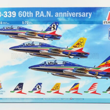 ITALERI 1/72 AERMACCHI | SET 3X MB339A FRECCE TRICOLORI - 313th GRUPPO ADDESTRAMENTO ACROBATICO ITALY | /