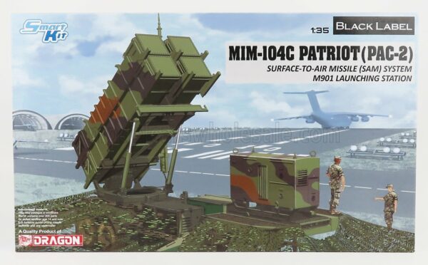 DRAGON ARMOR 1/35 ACCESSORIES | MIM-104C PATRIOT PAC-2 SURFACE TO AIR MISSILE SYSTEM M901 LAUNCHING STATION MILITARY | /