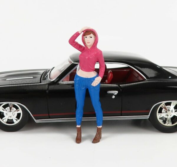 AMERICAN DIORAMA 1/24 FIGURES | JESSIE - GILRS NIGHT OUT | RED BLUE