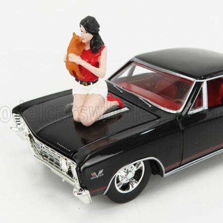 AMERICAN DIORAMA 1/24 FIGURES | GIGI - GILRS NIGHT OUT | WHITE RED