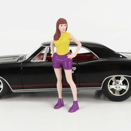 AMERICAN DIORAMA 1/24 FIGURES | CARA - GILRS NIGHT OUT | YELLOW PURPLE