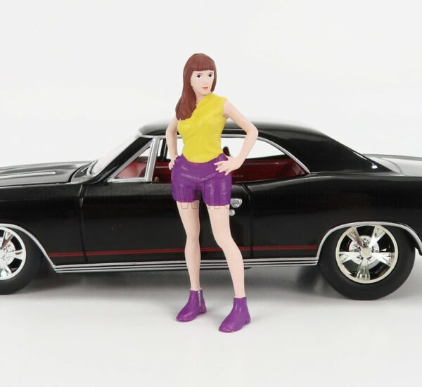 AMERICAN DIORAMA 1/24 FIGURES | CARA - GILRS NIGHT OUT | YELLOW PURPLE