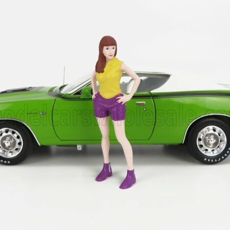 AMERICAN DIORAMA 1/18 FIGURES | CARA - GILRS NIGHT OUT | YELLOW PURPLE