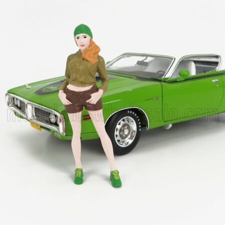 AMERICAN DIORAMA 1/18 FIGURES | KATE - GILRS NIGHT OUT | GREEN BROWN