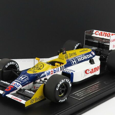 GP-REPLICAS 1/18 WILLIAMS | F1  FW11B HONDA N 5 WINNER GP SAN MARINO 1987 NIGEL MANSELL | BLUE YELLOW WHITE