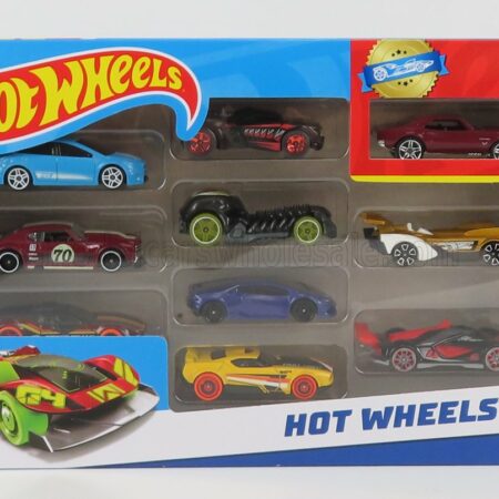 MATTEL HOT WHEELS 1/64 CHEVROLET | SET ASSORTMENT 10 PIECES RACE CAR | VARIOUS