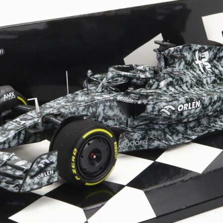 MINICHAMPS 1/43 ALFA ROMEO | F1  C42 TEAM ORLEN RACING N 88 TEST BARCELONA 2022 ROBERT KUBICA | WHITE BLACK