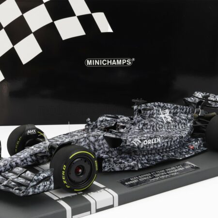 MINICHAMPS 1/18 ALFA ROMEO | F1  C42 TEAM ORLEN RACING N 88 TEST BARCELONA 2022 ROBERT KUBICA | WHITE BLACK