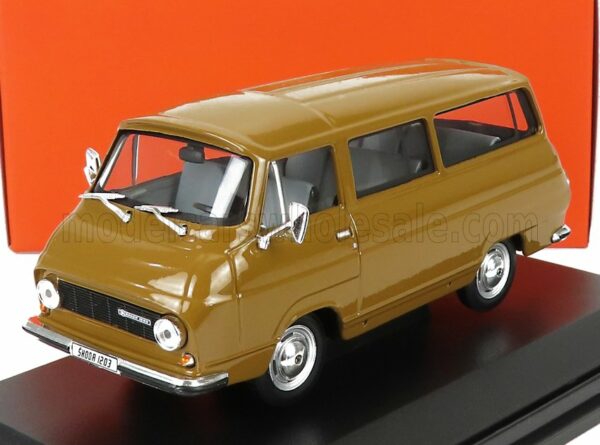 ABREX 1/43 SKODA | 1203 MINIBUS 1974 | LIGHT BROWN