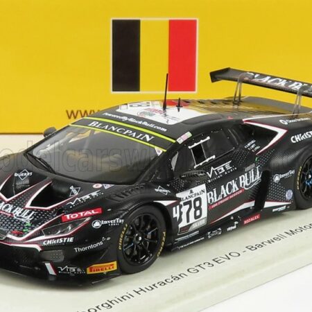 SPARK-MODEL 1/43 LAMBORGHINI | HURACAN GT3 EVO TEAM BARWELL MOTORSPORT N 78 24h SPA 2019 J.PULL - J.WITT - S.MITCHELL | BLACK