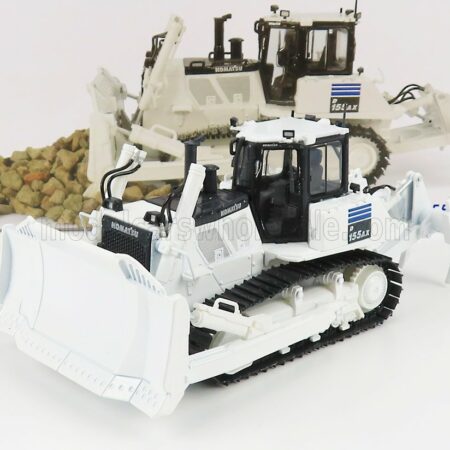 UNIVERSAL HOBBIES 1/50 KOMATSU | D155AX-7 RUSPA CINGOLATA 2010 - TRACTOR SCRAPER | WHITE