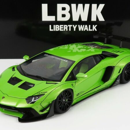 AUTOART 1/18 LAMBORGHINI | AVENTADOR LIBERTY WALK 2017 | PEARL GREEN