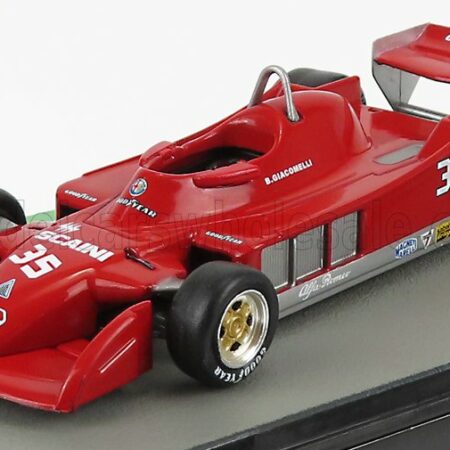 EDICOLA 1/43 ALFA ROMEO | F1  177 N 35 SEASON 1979 BRUNO GIACOMELLI | RED WHITE