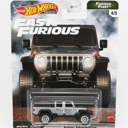 MATTEL HOT WHEELS 1/64 JEEP | GLADIATOR PICK-UP 2020 - FAST & FURIOUS | SILVER