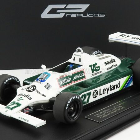 GP-REPLICAS 1/18 WILLIAMS | F1  FW07B N 27 WINNER FRENCH GP WORLD CHAMPION 1980 ALAN JONES | WHITE GREEN