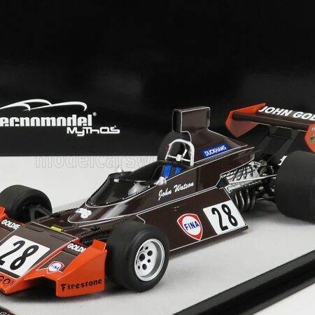 TECNOMODEL 1/18 BRABHAM | F1  BT44 N 28 5th ITALY GP 1974 J.WATSON | BROWN ORANGE