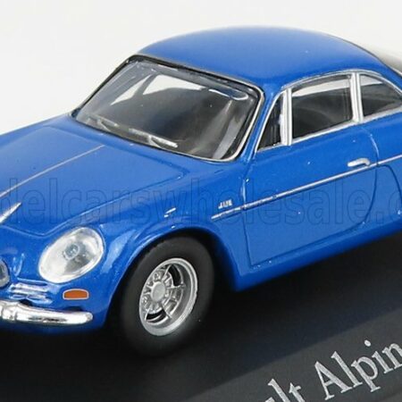 EDICOLA 1/43 RENAULT | ALPINE A110 1969 - SILVER WHEELS - CON VETRINA - WITH SHOWCASE | BLUE MET