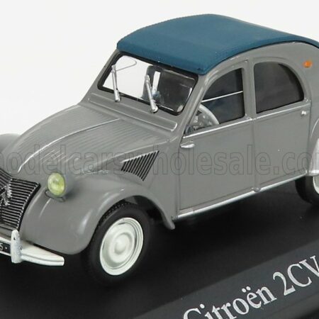 EDICOLA 1/43 CITROEN | 2CV CABRIOLET CLOSED 1957 - CON VETRINA - WITH SHOWCASE | GREY