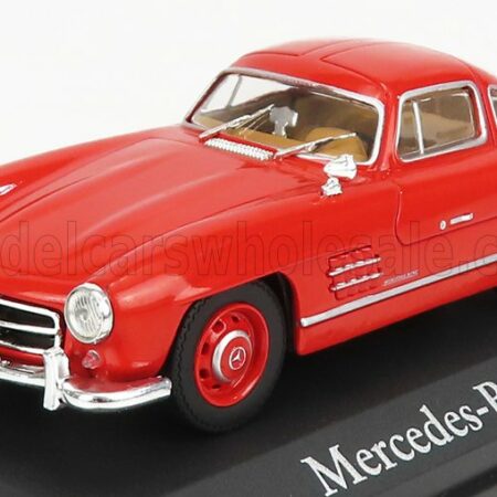 EDICOLA 1/43 MERCEDES BENZ | 300SL COUPE 1954 - CON VETRINA - WITH SHOWCASE | RED