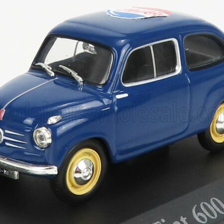 EDICOLA 1/43 FIAT | 600 PEPSI-COLA 1957 - CON VETRINA - WITH SHOWCASE | BLUE