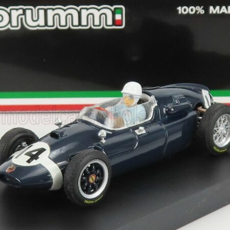 BRUMM 1/43 COOPER | F1  T51 N 14 WINNER ITALY GP 1959 STIRLING MOSS - WITH DRIVER FIGURE | BLUE