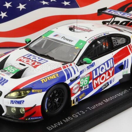 SPARK-MODEL 1/43 BMW | 6-SERIES M6 GT3 TEAM TURNER MOTORSPORT N 96 12h SEBRING 2021 B.AUBERLEN - R.FOLEY - A.READ | WHITE