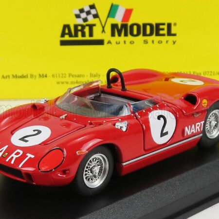 ART-MODEL 1/43 FERRARI | 275P NART ch.0812 SPIDER N 2 CANADA GP 1964 W.HANSGEN | RED