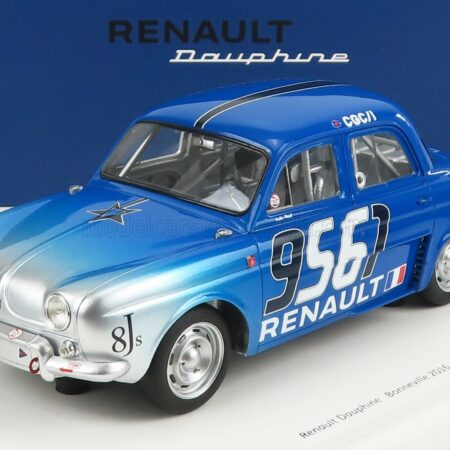 BIZARRE 1/18 RENAULT | DAUPHINE N 9561 BONNEVILLE 2016 NICOLAS PROST - CON VETRINA - WITH SHOWCASE | BLUE